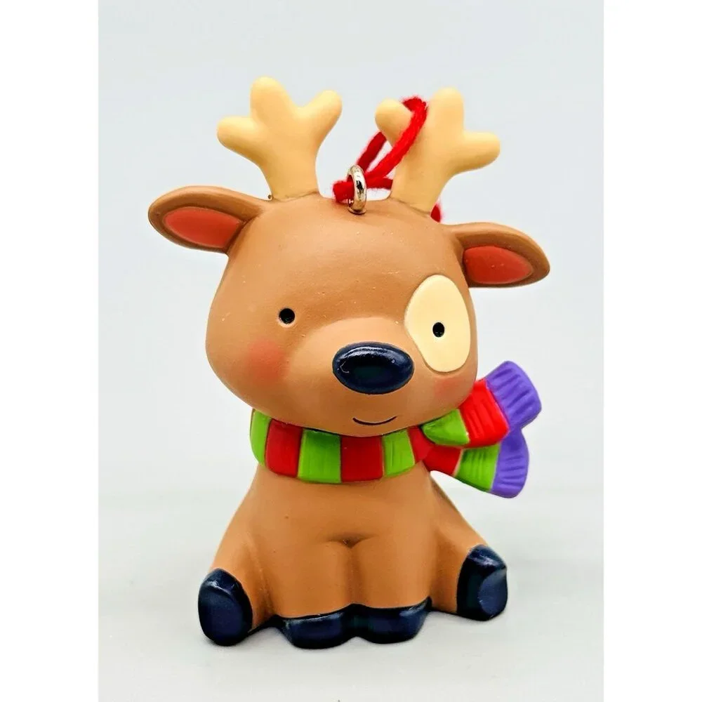Hallmark Keepsake Mistletoe Frog Little Reindeer Moose Sweet Treat‎ Elf Lot of 4